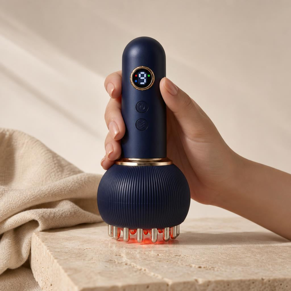 ZOREVEN – Cepillo gua sha eléctrico en la mano